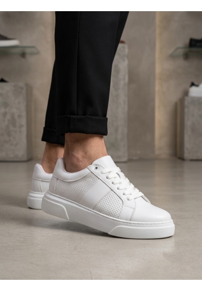 LVO0247 Erkek Sneaker Günlük Casual Spor Ayakkabı Beyaz