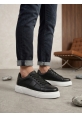 LVO0247 Erkek Sneaker Günlük Casual Spor Ayakkabı Siyah