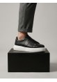 LVO0247 Erkek Sneaker Günlük Casual Spor Ayakkabı Siyah