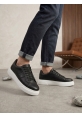 LVO0247 Erkek Sneaker Günlük Casual Spor Ayakkabı Siyah