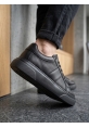 LVO0247 Erkek Sneaker Günlük Casual Spor Ayakkabı Siyah Taban