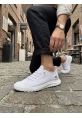 LVO0248 LVO Beyaz Esnek Bağcıklı Ultra Hafif Nefes Alan Sneaker Ayakkabı
