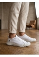 LVO0248 LVO Beyaz Esnek Bağcıklı Ultra Hafif Nefes Alan Sneaker Ayakkabı