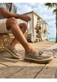 LVO0250 %100 İçi Dışı Hakiki Deri Erkek Bej Süet Casual Loafer Püskül Detaylı Kauçuk Rahat Taban Dikişli Ayakkabı