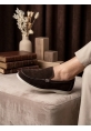 LVO0252 %100 İçi Dışı Hakiki Deri Erkek Kahverengi Süet Casual Loafer Termo Taban Ayakkabı