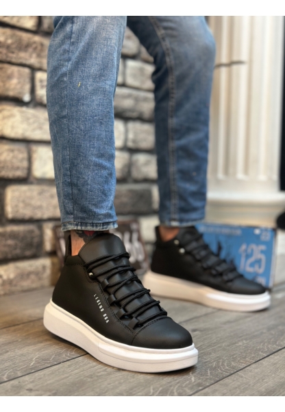 Laviovil Siyah Vinnex Bağcıklı Kalın Taban Tarz Erkek Spor Bot LVO202210EK278