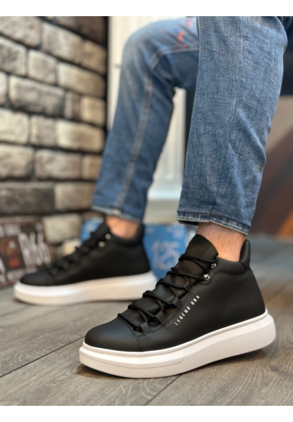 Laviovil Siyah Vinnex Bağcıklı Kalın Taban Tarz Erkek Spor Bot LVO202210EK278
