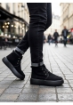 LVO0550 İçi Kürklü Bağcıklı Siyah Taban Erkek Tarz Spor Bot